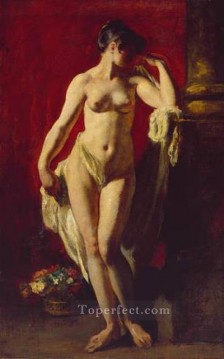 Desnudo Painting - Desnudo femenino de pie cuerpo femenino William Etty